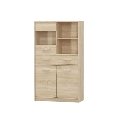 TEYO barna mdf vitrin TEYO barna mdf vitrin