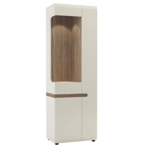 LYNATET II fehér mdf vitrin LYNATET II fehér mdf vitrin