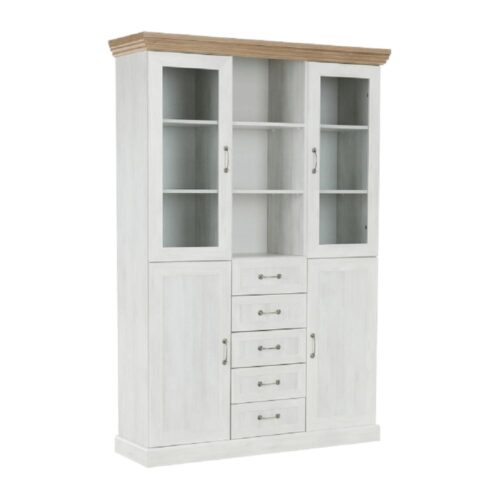 ROYAL II fehér mdf vitrin ROYAL II fehér mdf vitrin