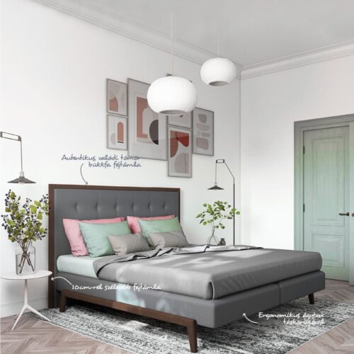 WOODBOX boxspring ágy 160 cm WOODBOX boxspring ágy 160 cm