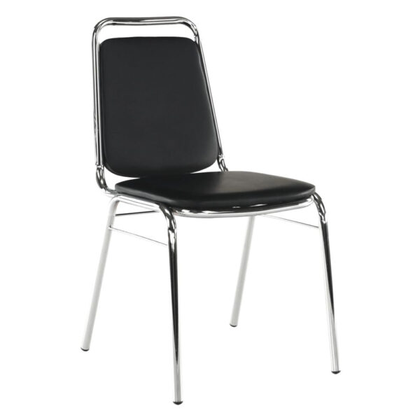 ZEKI fekete ökobőr étkezőszék